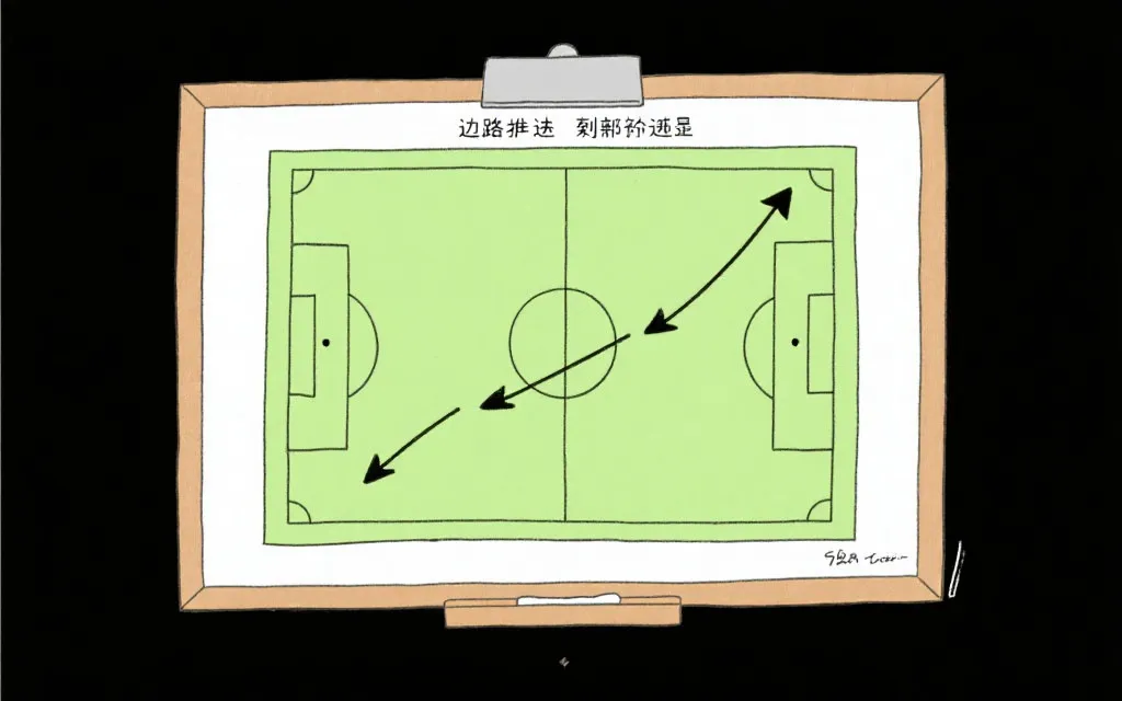 加拿大队战术示意图占位边路推进与肋部渗透