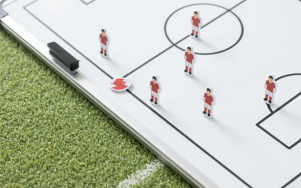 战术板与攻防线路示意的视觉占位